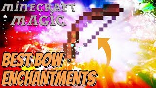 All the Enchantments to make a GOD Bow in Minecraft Enchanted Bow Enchantments Minecraft 1144 [upl. by Kubis376]