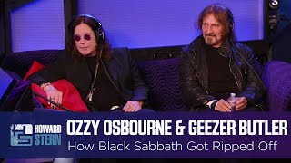 Ozzy Osbourne amp Geezer Butler on How Black Sabbath Got Ripped Off 2013 [upl. by Otrepur]