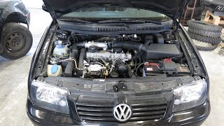 HOW TO Timing Belt and Water Pump Service VW Jetta Golf 19L TDI ALH Turbo Diesel [upl. by Ettenirt]