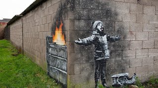 Banksys Street Art [upl. by Enetsirk]