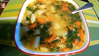 Zupa Krupnik z Kaszą na Rosole Krupnik soup with groats in broth [upl. by Rome]