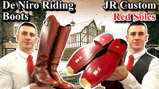 HORSE RIDING BOOTS RESTORATION  De Niro Riding boots FULL Leather Boot Repair [upl. by Ellehcin]