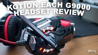 KOTION EACH G9000 Gaming Headset Review  Test [upl. by Haididej]