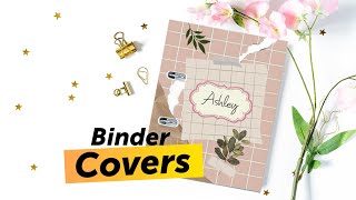 How to Make DIY Binder amp Notebook Covers  PicsArt Tutorial [upl. by Kaz]