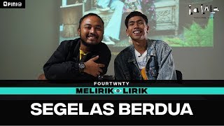 Fourtwnty  Segelas Berdua  MELIRIK LIRIK [upl. by Nuavahs674]