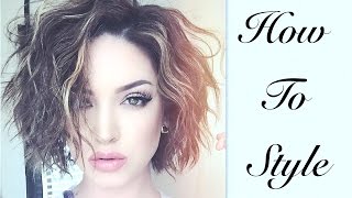 Short amp Wavy  Effortless Hair Tutorial [upl. by Accebber66]