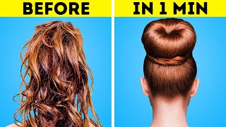 Brilliant Hair Hacks And Hairstyles You Can Do At Home [upl. by Mali]