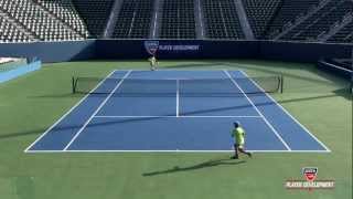 10 and Under Tennis Technique  78 Green Advanced Point Play [upl. by Bibbye893]