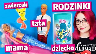 RODZINKA SYRENEK Barbie Color Reveal đź§śâ€Ťâ™€ď¸Ź Chelsea Zwierzaki đź± Lalki Niespodzianki miss Aga [upl. by Trisa]