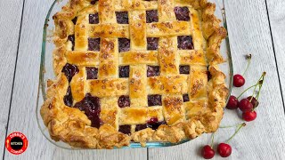 Fresh Cherry Pie Made Easy  With Homemade Cherry Pie Filling [upl. by Aymer451]