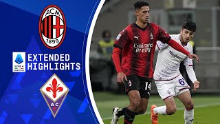 Milan vs Fiorentina Extended Highlights  Serie A  CBS Sports Golazo [upl. by Akira]