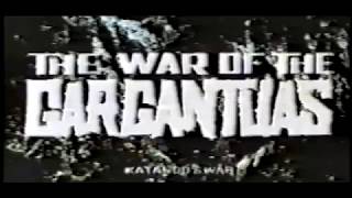 The War of the Gargantuas 1966  English Export Credits [upl. by Hctud]