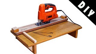 Jigsaw Cutting Station  Homemade  DIY  Jigsaw Guide [upl. by Weber]