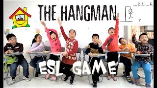 THE HANGMAN GAME  ESL Game  ESL Teaching Tips  Mikes Home ESL [upl. by Kimberli]