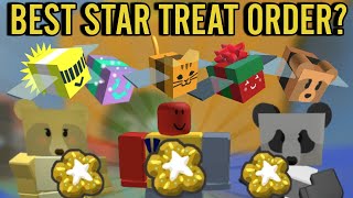 The Best Order For Gifting Your Bees With Star Treats  Bee Swarm Simulator [upl. by Emmi179]