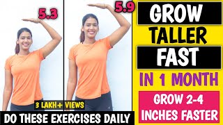 Grow Taller Fast In 1 Month  Boost Height with These Effective stretching Exercises growtaller [upl. by Etnad]