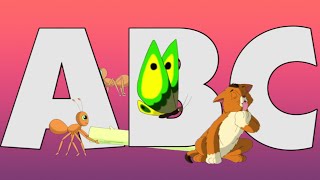 Learn the Animals Name in English for Children  ABC Alphabet Animals Vocabulary [upl. by Oicnoel]