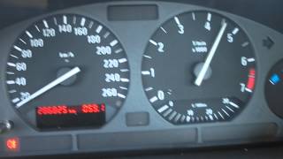 BMW E36 320i 0100 acceleration [upl. by Algy]