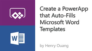 Learn PowerApps  Autofill Templates in Sharepoint Tutorial [upl. by Corbie]