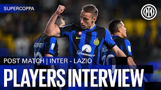 FRATTESI AND DARMIAN  INTER 30 LAZIO  PLAYERS INTERVIEW 🎙️⚫🔵 [upl. by Eelatsyrc618]