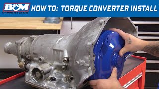 How to Install a BampM Torque Converter [upl. by Anneuq]