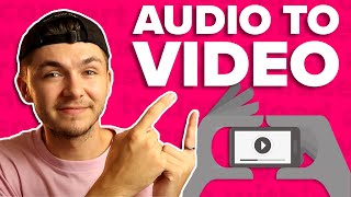 How to Convert Audio to Video ONLINE [upl. by Aikram]