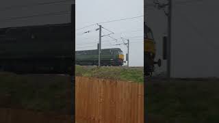 57009 GJ CHURCHWARD passing newark train class57 [upl. by Braunstein494]