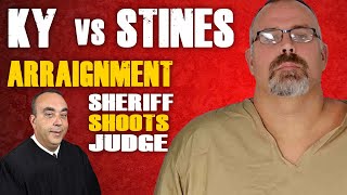 KY vs Stines Sheriff Shoot Judge Arraignment [upl. by Etra]