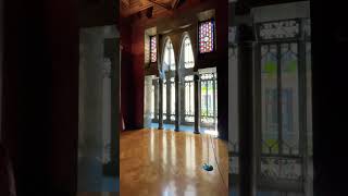 【World Heritage】Inside of the Palau Güell Güell Palace designed by Gaudí [upl. by Luapnhoj]