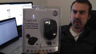 LogiLink kabellose optische Mini Maus für Notebook Schwarz ID0031  Review [upl. by Vasquez498]