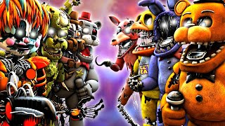 FNAF SFM Salvaged vs Withered [upl. by Atidnan]