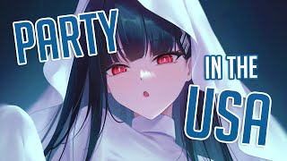 Nightcore  Party in the USA Rock Version Lyrics [upl. by Casabonne665]