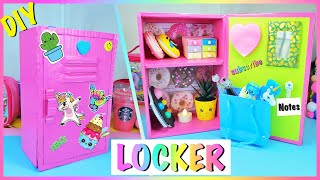 DIY Locker Organizer  Desk Organizer With Shoebox by GIRL CRAFTS  Back To School Hacks and Crafts [upl. by Nwahsiek]