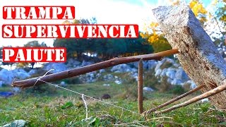 Cómo Hacer Una Trampa De Supervivencia  Modelo Paiute [upl. by Douville]