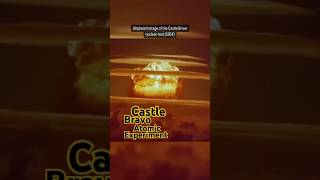 Castle bravo atomic experiment shorts atom facts science [upl. by Ninaj915]