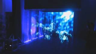 Fog Screen Projection [upl. by Abebi]