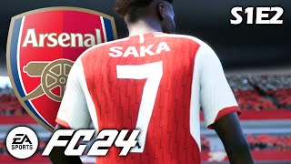 STARBOY SAKA  FC 24 Arsenal Career Mode S1E2 [upl. by Noteloc]