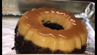 How to Make a Chocolate Flan Cake Chocoflan [upl. by Malanie349]