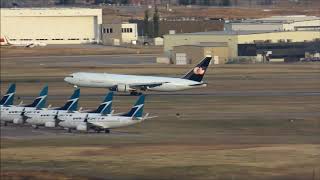 Plane spotting Calgary Intl Airport YYC October 15 2020 [upl. by Myk780]