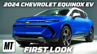 2024 Chevrolet Equinox EV First Look  MotorTrend [upl. by Barolet840]