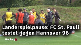 Länderspielpause FC St Pauli testet gegen Hannover 96 [upl. by Alodee]