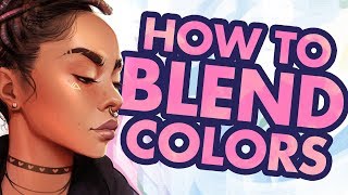 How To BLEND COLORS in Clip Studio Paint [upl. by Benjy581]