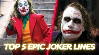 5 Best Joker Quotes In Batman Movie History [upl. by Parthen]