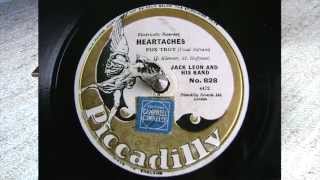 Heartaches  Jack Leon  78 rpm [upl. by Studley]