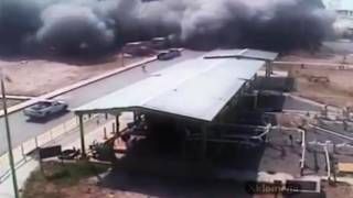 Mega Explosion in oil refinery [upl. by Pacifica]