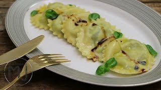 RAVIOLIS DE ESPINACAS Y RICOTTA  Cómo hacer ravioles caseros [upl. by Hastings]