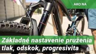 Základné nastavenie pruženia  tlak odskok progresivita [upl. by Recha]