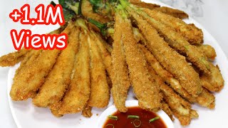 EVERYONE CAN MAKE THIS SIMPLE RECIPE CRISPIEST TASTIEST Fried Eggplant [upl. by Celinda730]