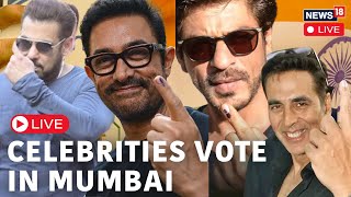 LIVE  Maharashtra Elections 2024  Celebrities Cast Their Vote  Salman Khan  Shahrukh Khan  N18L [upl. by Ynneh]