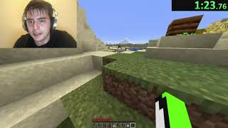 Hck no speedrun Minecraft [upl. by Jarlathus257]